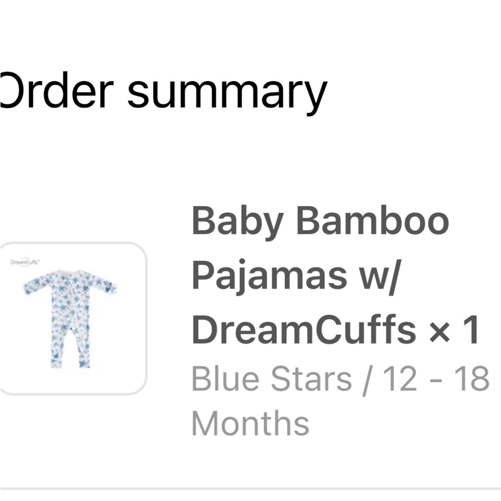 Dreamland baby cuff bamboo pajamas - Picture 5 of 5